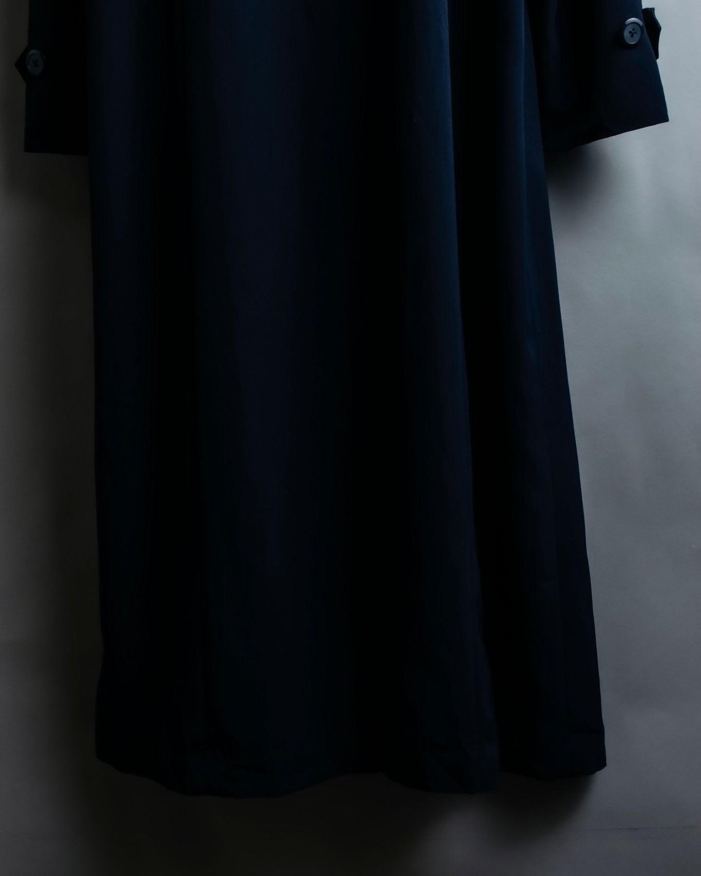 Vintage super long dark blue trench coat