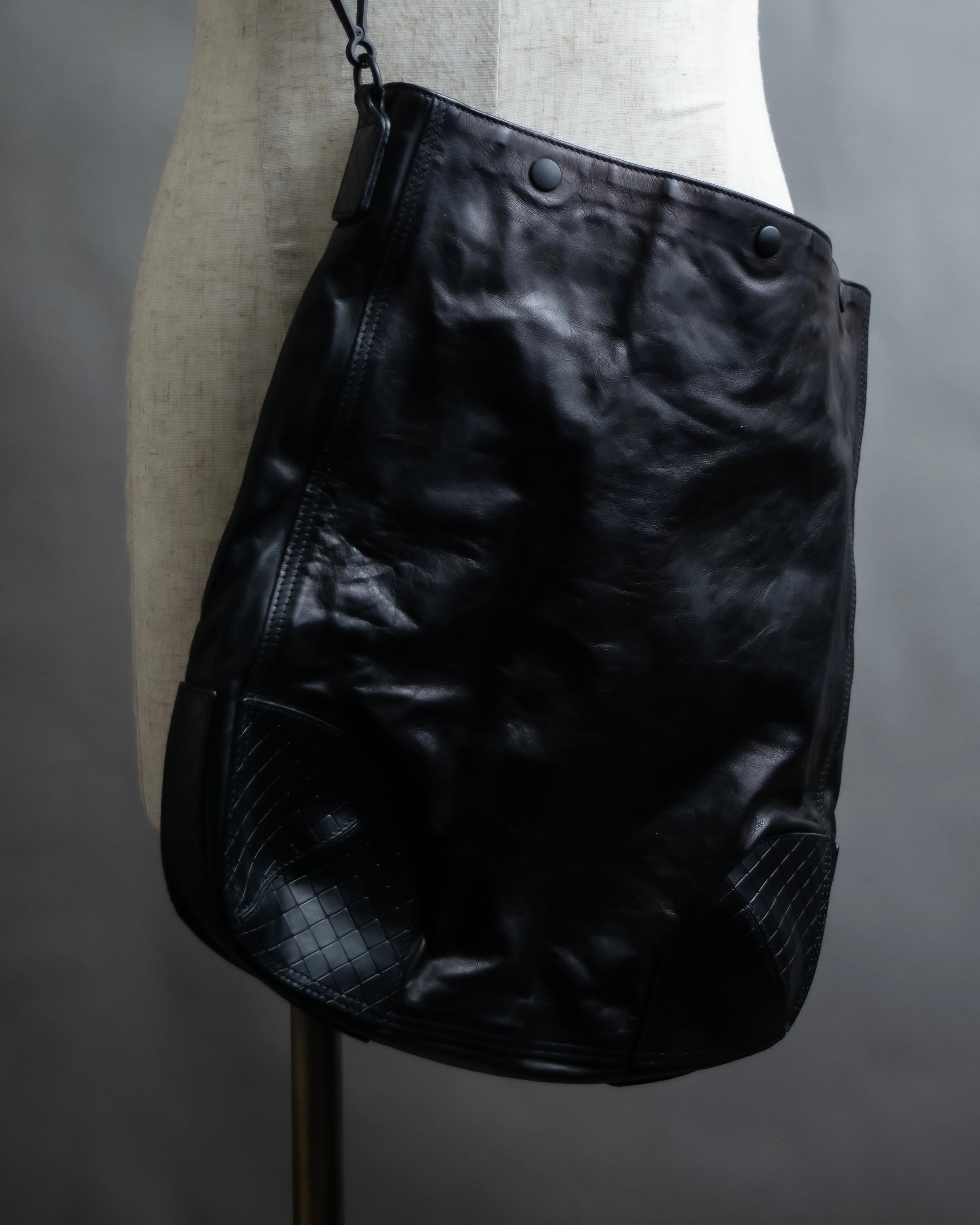 "BOTTEGA VENETA" Intreccio Mirage calf leather shoulder bag