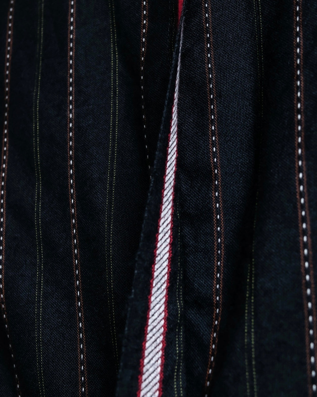 "Y's" Red Line Striped Wrap Pants Design Setup