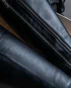 "Sergio Rossi" Double line zip long leather boots