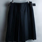 "Tricot Comme des Garçons" wool pleated wrap skirt