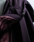 "GIANFRANCO FERRE white" riders design double zip coat