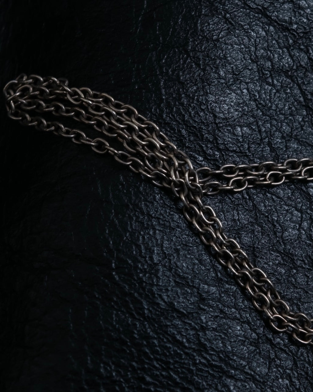 “Georg Jensen” inside out designed silver chain necklace