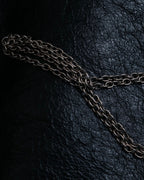 “Georg Jensen” inside out designed silver chain necklace