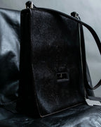 "GUCCI" Harako fur square shoulder bag