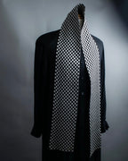 "DOLCE&amp;GABBANA" checkered pattern glitter stole