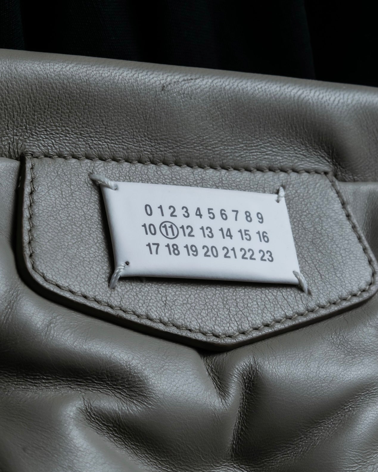 "Maison Margiela" Glam Slam leather shoulder bag