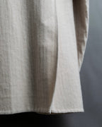 "SOWER" cashmere cotton double breasted tailored jacket