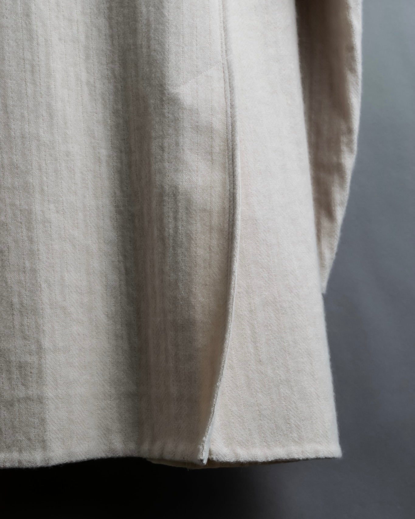 "SOWER" cashmere cotton double breasted tailored jacket