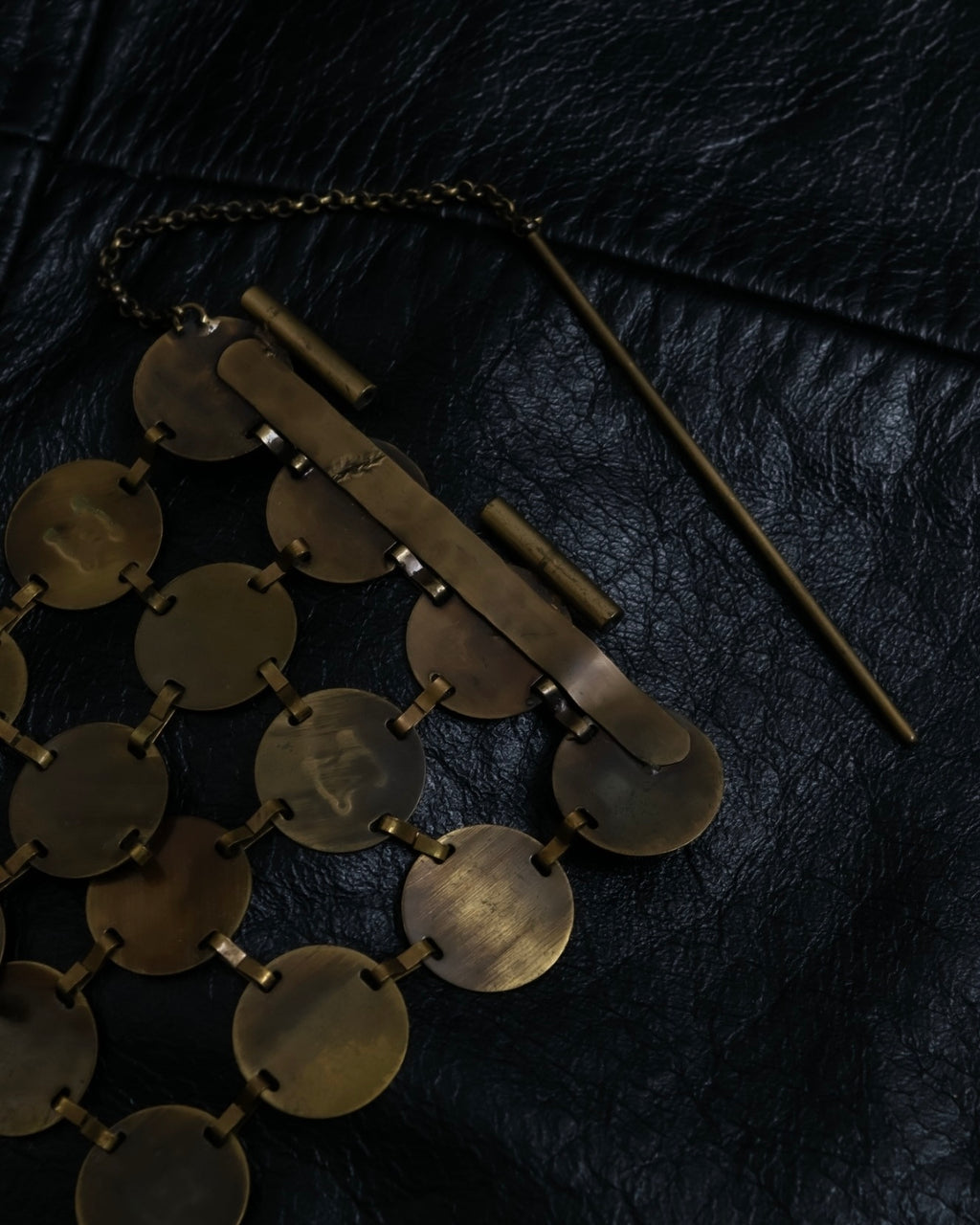 "CELINE" Round metal antique bracelet