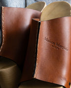 "Maison Margiela 20SS" Tabi platform wood sole sandals