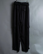 100% rayon thick cargo pants