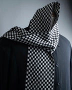 "DOLCE&amp;GABBANA" checkered pattern glitter stole