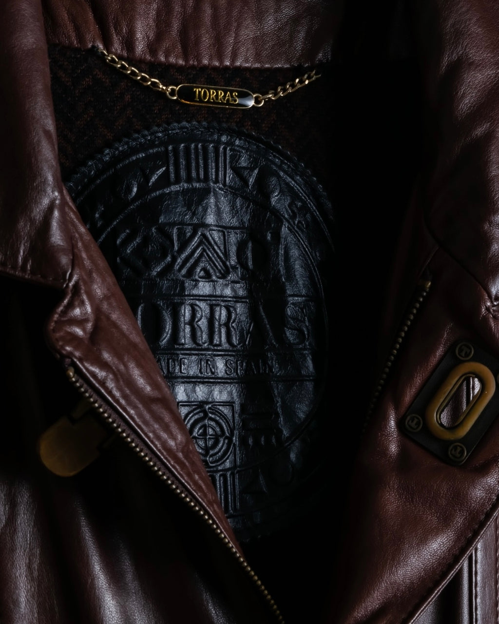 Vintage super oversized leather coat