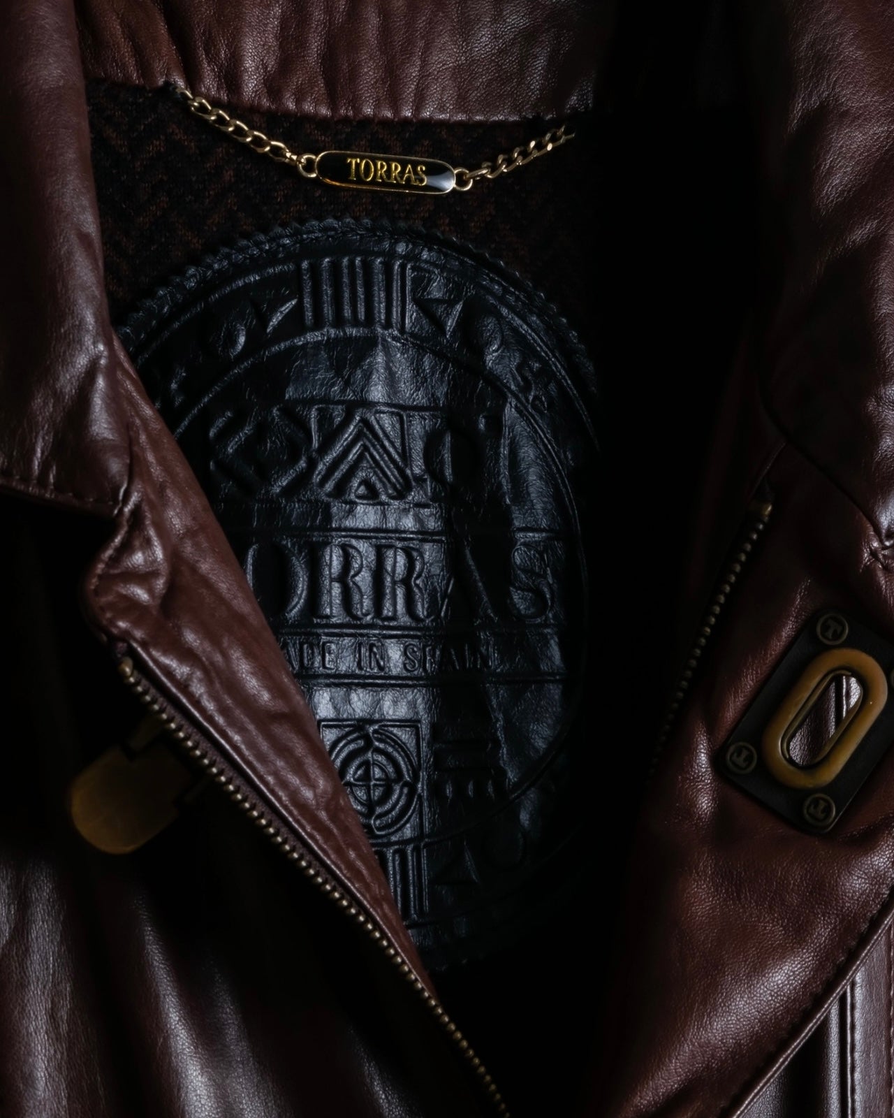 Vintage super oversized leather coat