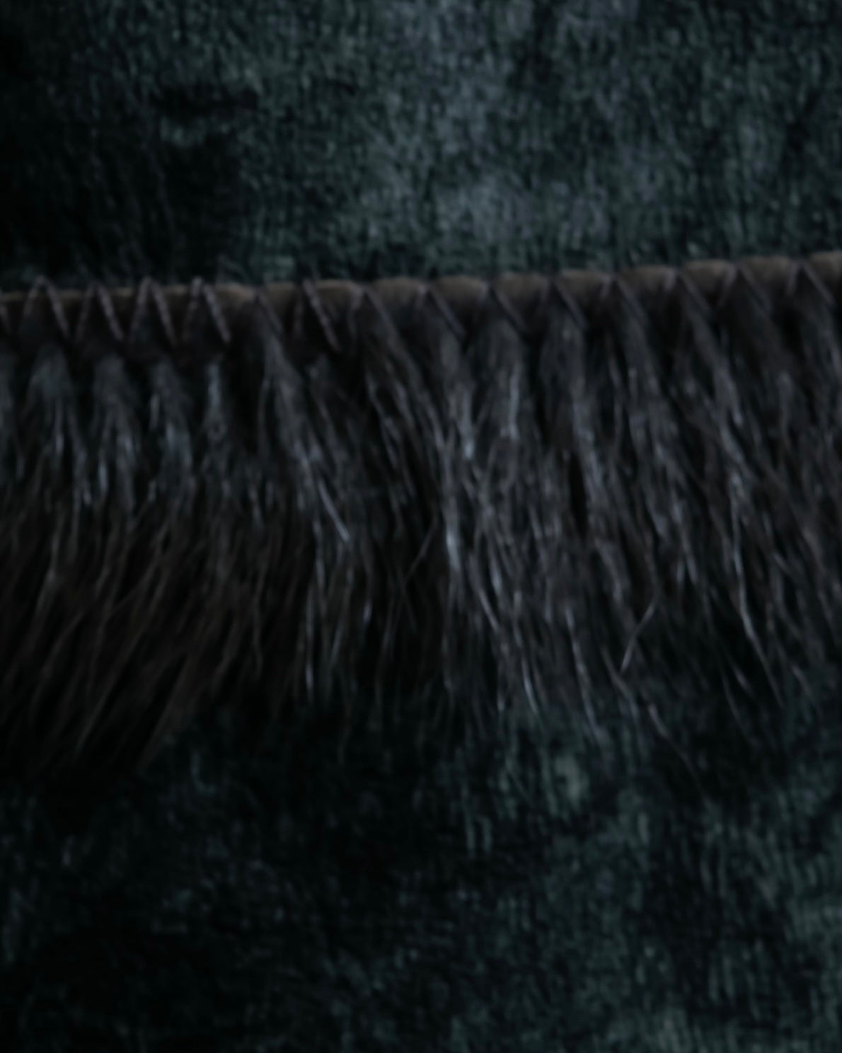 Vintage Rabbit & Fox Real Fur Coat