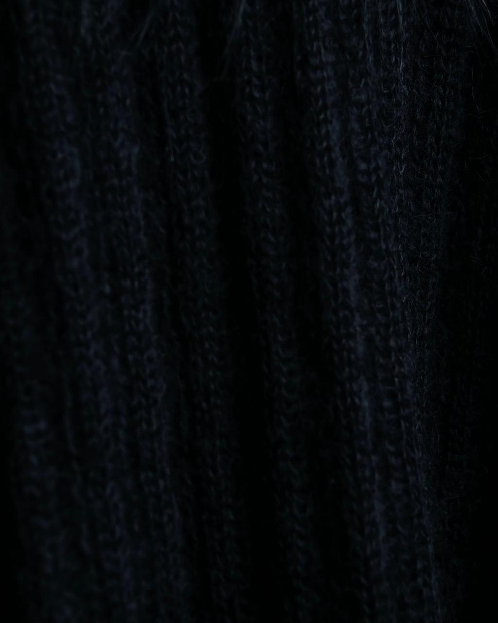 "FENDI" Hair fringe sheer combination summer knit