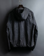 "JUNYA WATANABE" Cotton Herringbone Hoodie Jacket