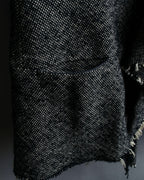 "Yohji Yamamoto +NOIR" Frill smoking jacket