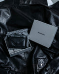 "BALENCIAGA" Leather compact wallet