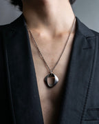 “Georg Jensen” inside out designed silver chain necklace