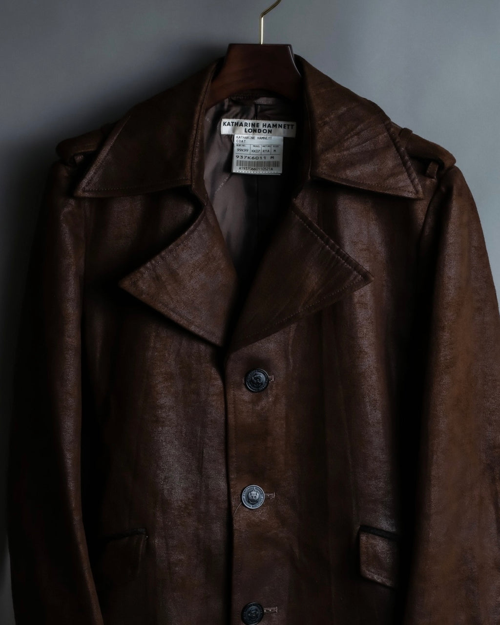 KATHARINE HAMNETT LONDON Vintage Archive Special Coat