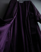 "80s Yves Saint Lauren" Oversized hooded spring coat