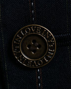 "Y's" Red Line Striped Wrap Pants Design Setup