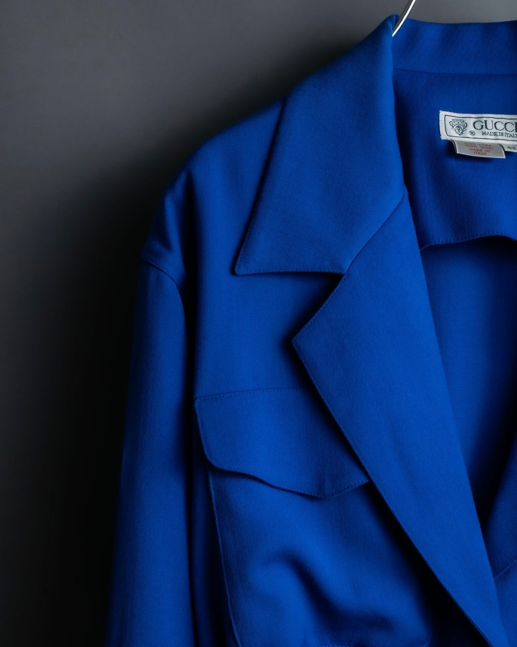 “OLD GUCCI” beautiful blue colored short jacket