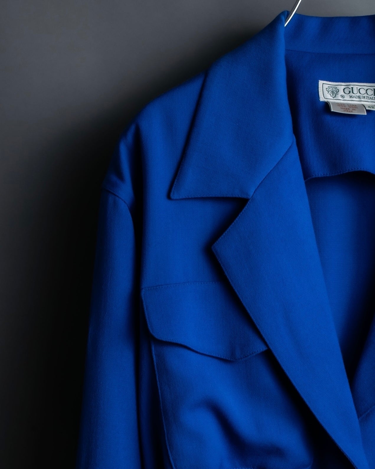 “OLD GUCCI” beautiful blue colored short jacket