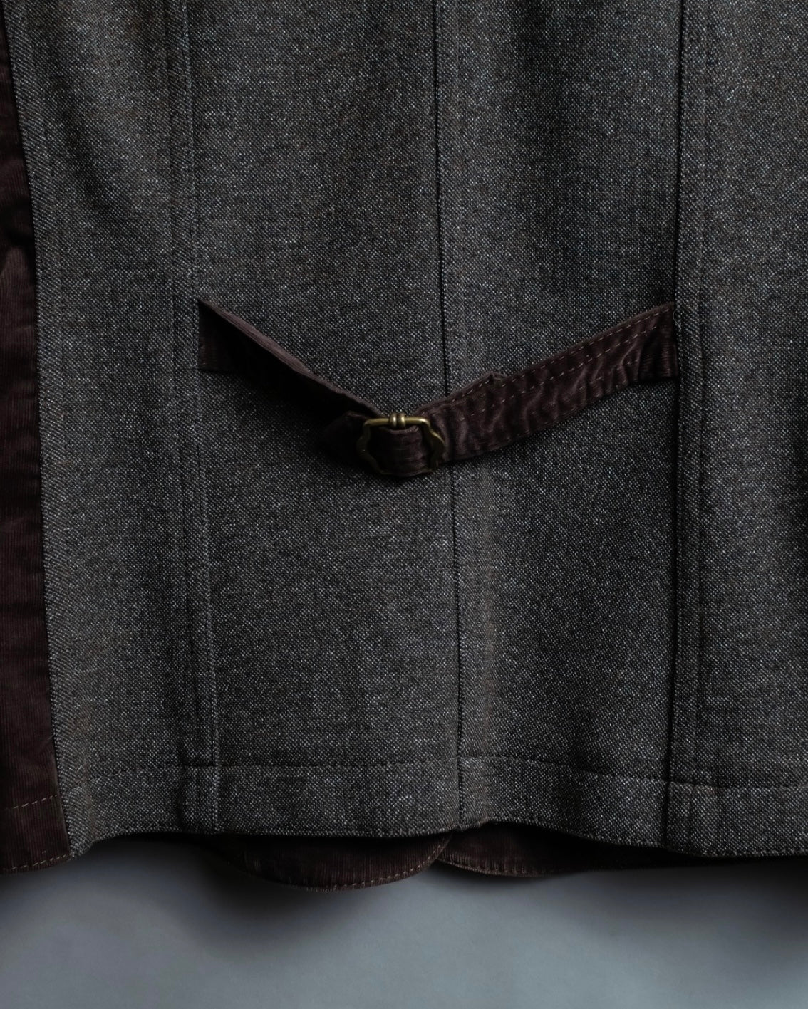 "KANSAI BIS" tailored corduroy combination jacket