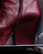 "Maison Martin Margiela (AW 2014)" Cowhide grunge heel boots
