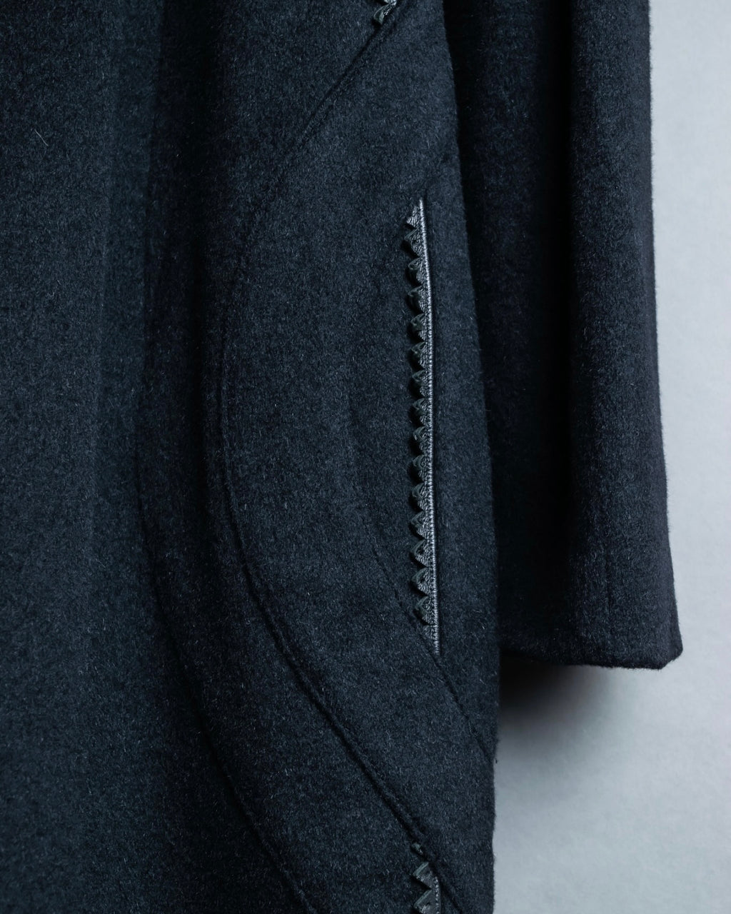 "ANTONIO BERARDI" Super long beautiful kashigora blend coat