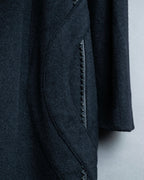 "ANTONIO BERARDI" Super long beautiful kashigora blend coat