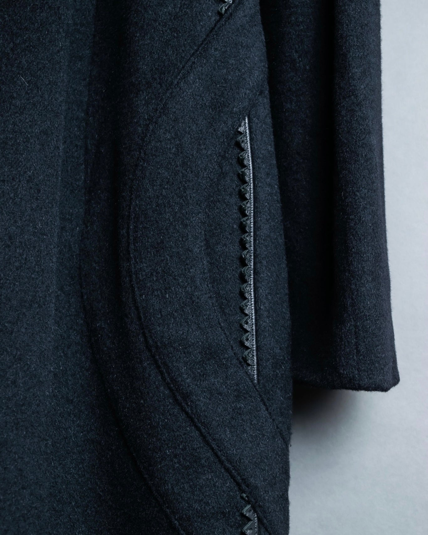 "ANTONIO BERARDI" Super long beautiful kashigora blend coat