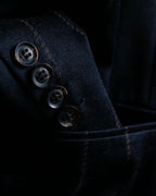 "Christian Dior" stitch design stripe black set up