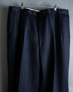 "Christian Dior" stitch design stripe black set up