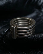 “GUCCI” silver 925 quadruple ring