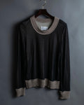 "Maison  Martin Margiela" 2011 aw smooth double sheer knit