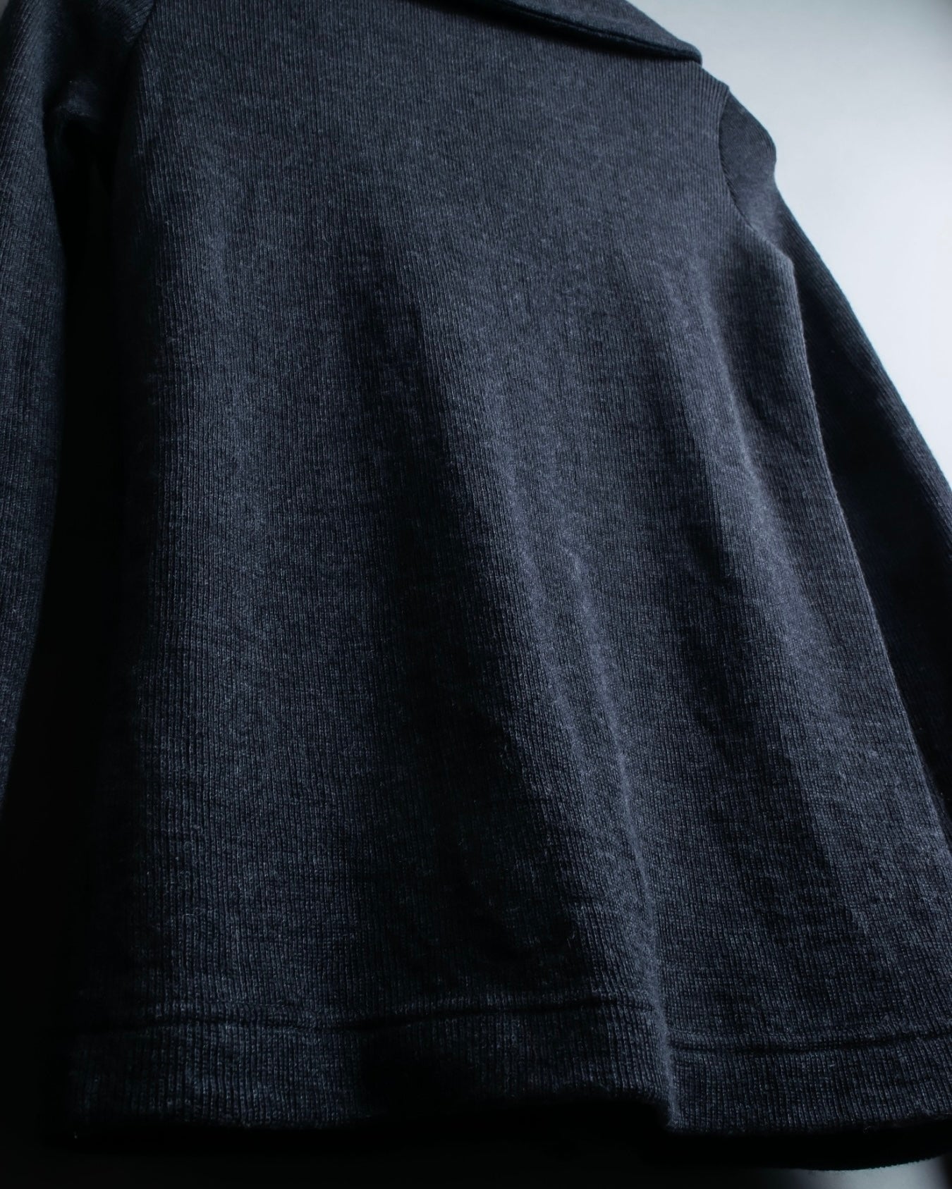 "tricot COMME des GARCONS" Light 100% wool layered knit