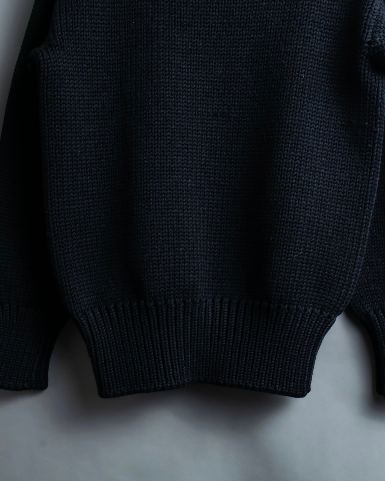 "GUCCI" Oversized high neck design rib knit