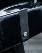 "Salvatore Ferragamo" enamel shoulder bag