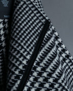 “BALENCIAGA  18AW” Virgin wool  plaid wrapped skirt