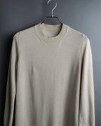 "MM6" Arm fringe design knit dress