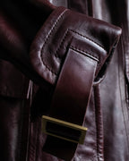 “GUCCI” Beautiful genuine sheep leather jacket