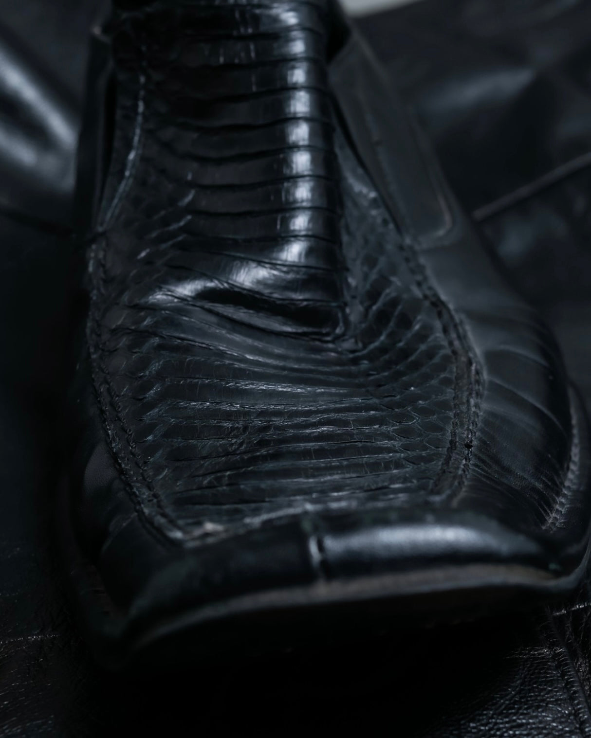 Vintage python leather dress shoes