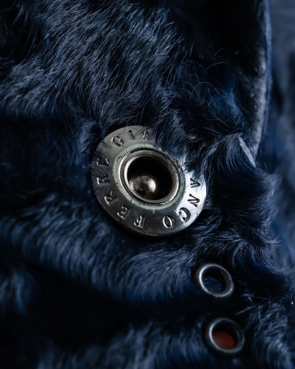 "GIANFRANCO FERRE" Swakara leather tailored jacket