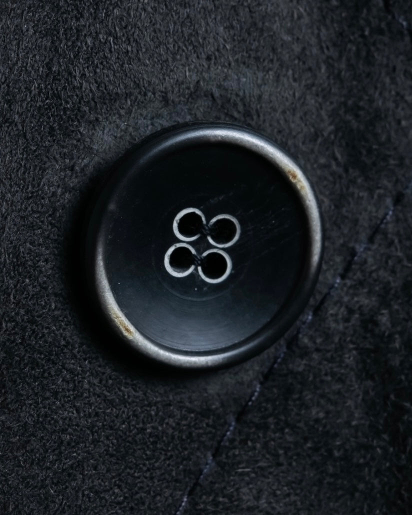 "EMMETI" goatskin quilted P coat