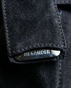 "JIL SANDER" Beautiful suede leather handbag