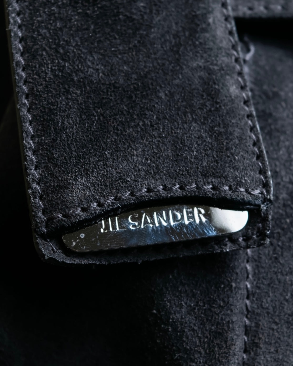 "JIL SANDER" Beautiful suede leather handbag